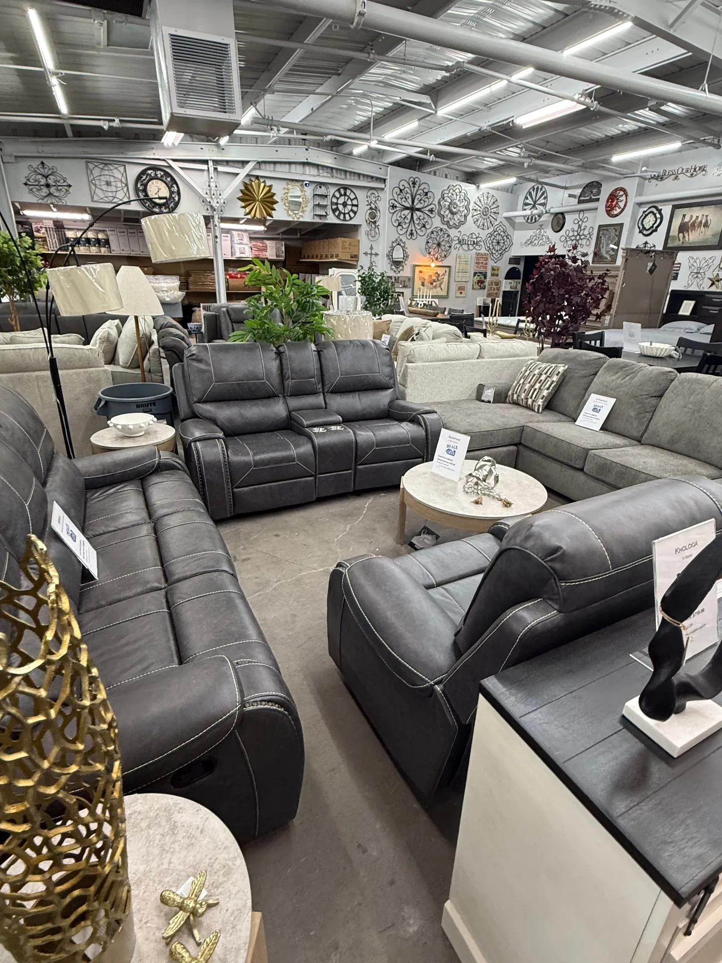 Power reclining living room set at Deals4Less Spruce