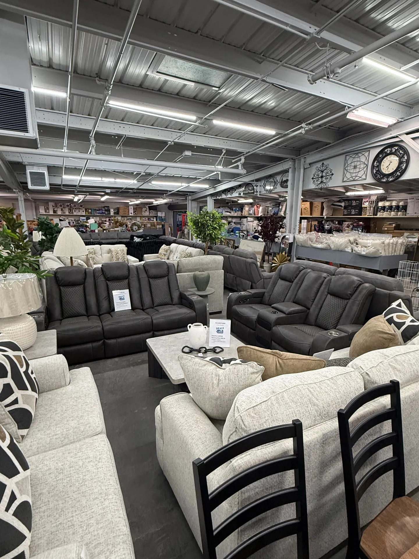Power reclining sofas and loveseats at Deals4Less Spruce